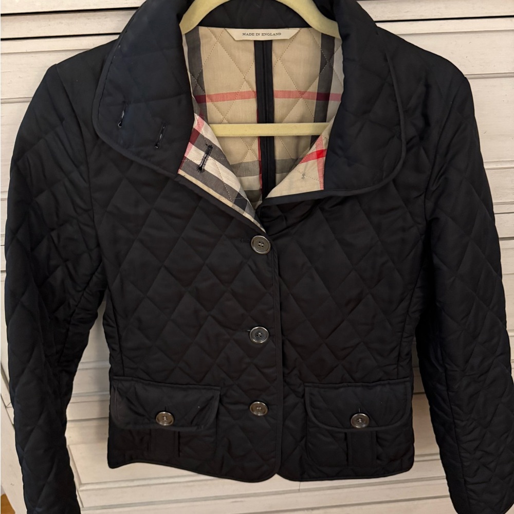 Burberry Black Quilted  Jacket